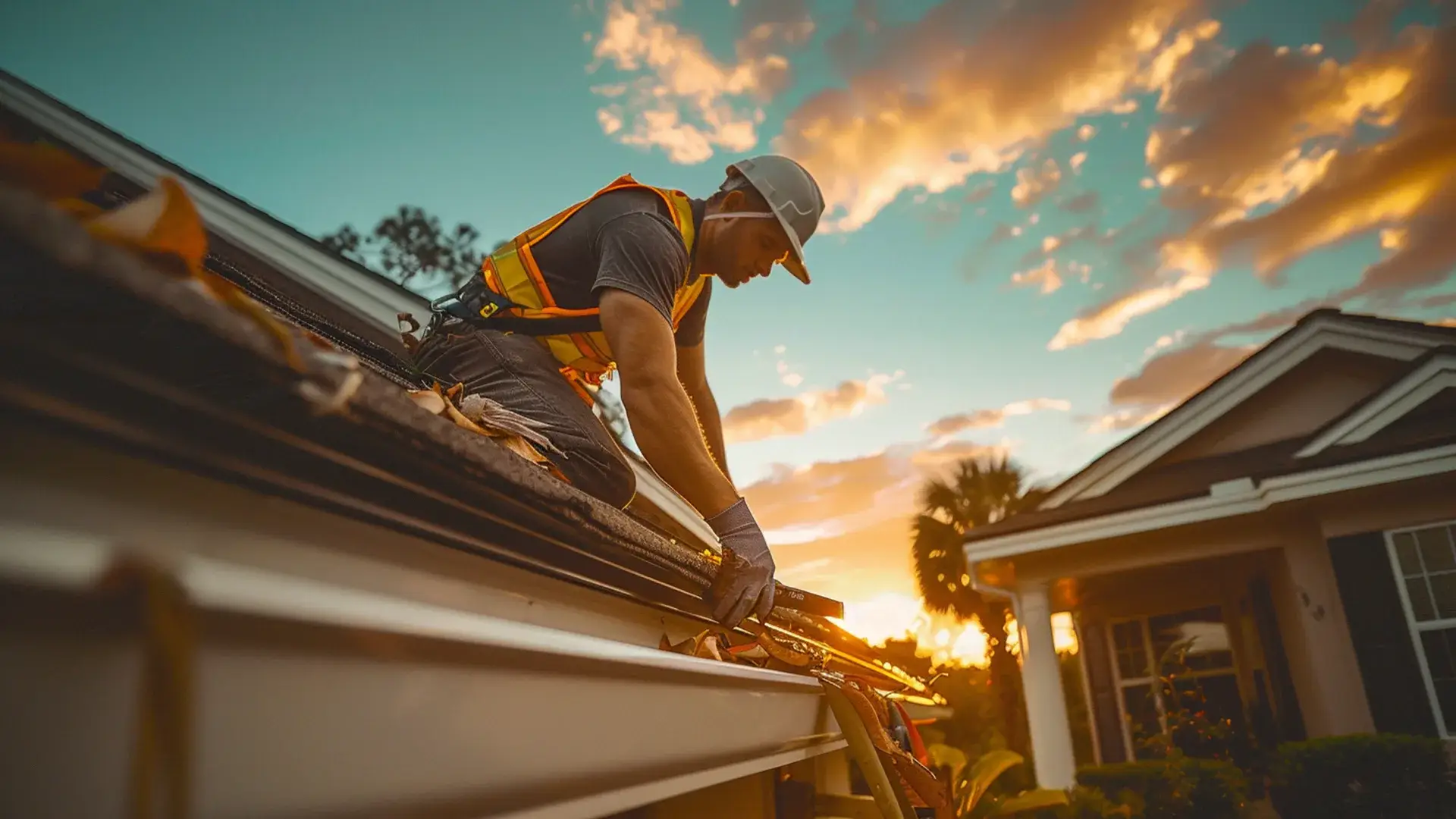 seamless gutters Florida inspection and maintenance during fall storm preparation